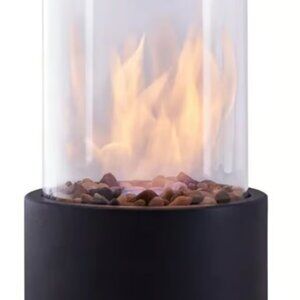 New Danya B. Indoor/Outdoor Portable Tabletop Fire Pit 9" H x 7" Dia.